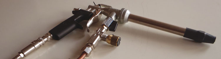 Pistolet R03 air/eau de rinçage pour ressuage - SOFRANEL